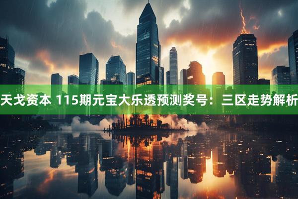 天戈资本 115期元宝大乐透预测奖号：三区走势解析